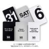 mono tone 365 card (perpetual calendar)