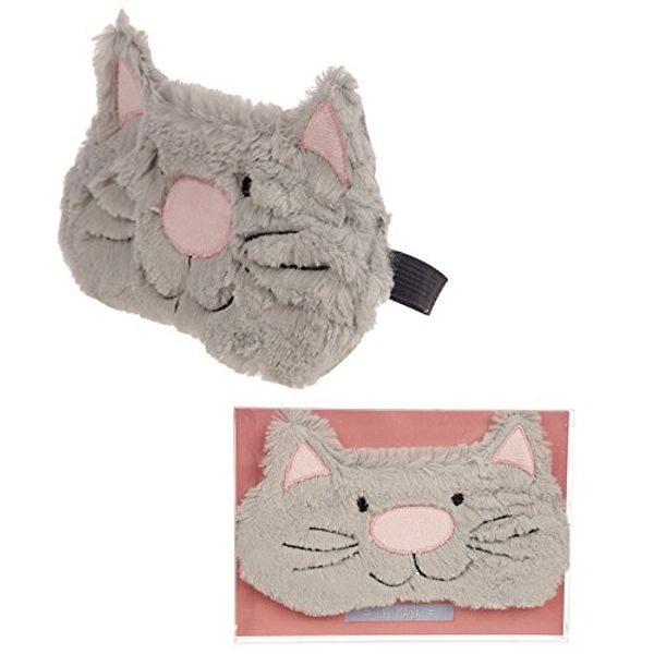 Fine Cat Eye Protective Plush Fluffy Travel Sleep Elasticated Fastening Blindfold Eyes Masks