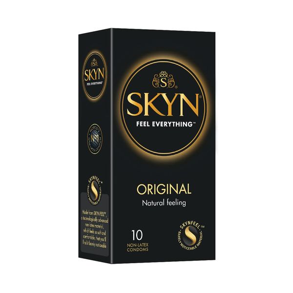 Skyn Original Natural Feeling Non-Latex Condoms, Pack of 10