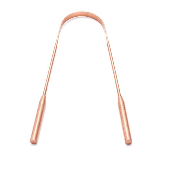 Gaia Guy 100% Pure Copper Tongue Scraper - Plastic-Free - Pure Tongue Cleaning Satisfaction