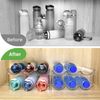 Cabinet Water Bottle Organizer, Stackable Storage Rack - 2 Pack