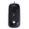 Slim USB Wired Optical Mouse – 1600 DPI Silent Click, 3-Button High-Precision Ergonomic Design – Compatible with Windows PC, Laptop, Desktop, Notebook (Black)