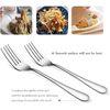 REQUISITE NEEDS 6 x Fine Stainless Steel Dinner Forks Table Forks