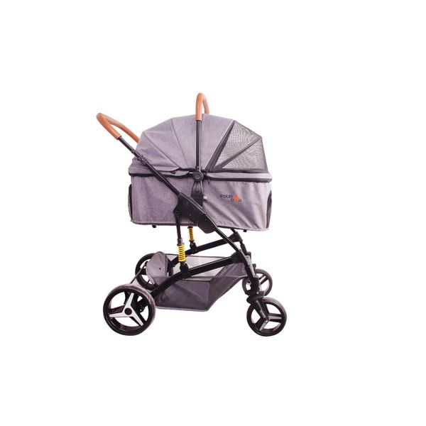 FOURPAW 3-in-1  Folding Lightweight Dog Stroller Cat Travel Stroller,up to 55lbs