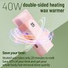 Roll On Wax kit,Waxfans Roll On Wax Warmer for Hair Removal,Waxing Kit for Sensitive Skin,at Home Waxing Kit for Women,Soft Wax Heater for Larger Areas of the Body(pink)