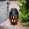 Outdoor Torch Bluetooth Speaker with Flame Effect Light, Yellow light
