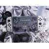 Protective Slim Case for Nintendo Switch OLED, Dockable Hard Shell for Switch OLED .Ergonomic Grip Cover for Joycon。Black Butterfly (Switch OLED（2021）)