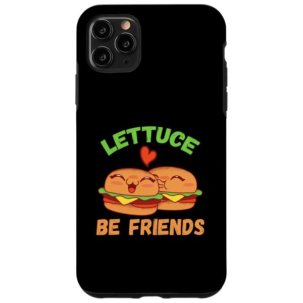 Lettuce Be Friends Burger Design For Cheeseburger Lover Case for iPhone 11 Pro Max