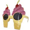 Pohotobooth Props Ltd Cherry Ice Cream Cone Novelty Sunglasses