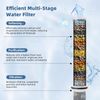 Filter Rain Shower Head, 10” High Pressure Rainfall Shower Head with Handheld Sp