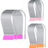 40 Pieces Assorted Hot Roller Clips Large, Medium and Small Hot Rollers, Fits Most Rollers and Curlers, 3 Sizes