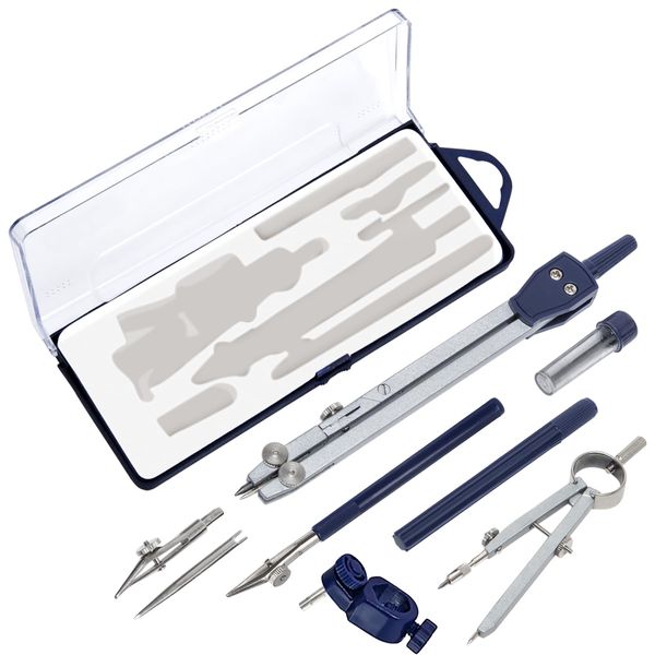 KIPTVO Scribe Tool, Compass Set, Scribing Tool, Scribing Tool for Woodworking, Woodworking Compass Scriber, Scribing Compass, Multi Function Scribing tool Kit, Accurate Circle Compass Tool for Drawing