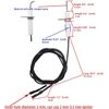 Grill Ignitor Igniter Wire Ceramic Electrode Spark Plug Ignition for Gas Burner