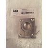 IDH by St. Simons Solid Brass Flush Ring Pull (1 3/4" x 1 1/2"), Polished Nickel