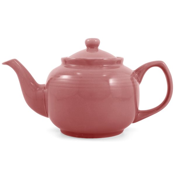 Pink Rose Classic 2 Cup Ceramic Teapot