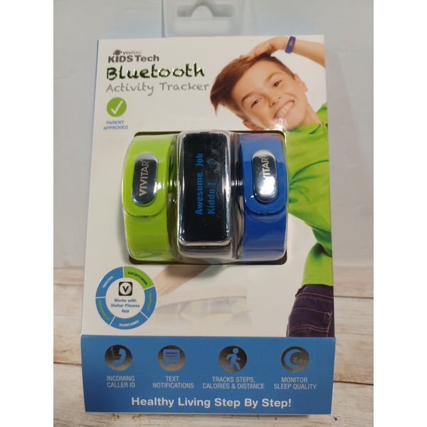Vivitar KidsTech Bluetooth Activity Tracker Watch Calories Distance Step Sleep