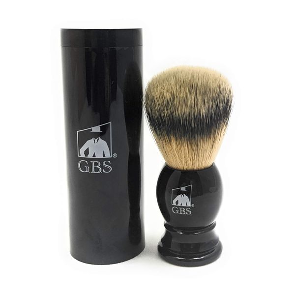 G.B.S Vegan Synthetic Shaving Brush, Black