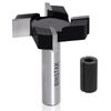 CNC Spoilboard Surfacing Router Bit 1/2" Shank, Slab Flattening Router Bit Carbide Planer Router Bits Wood Milling Cutter Planing Tool Woodworking Tools by BINSTAK