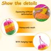 3Pcs Bath Sponge,Exfoliating Sponge or Women Men