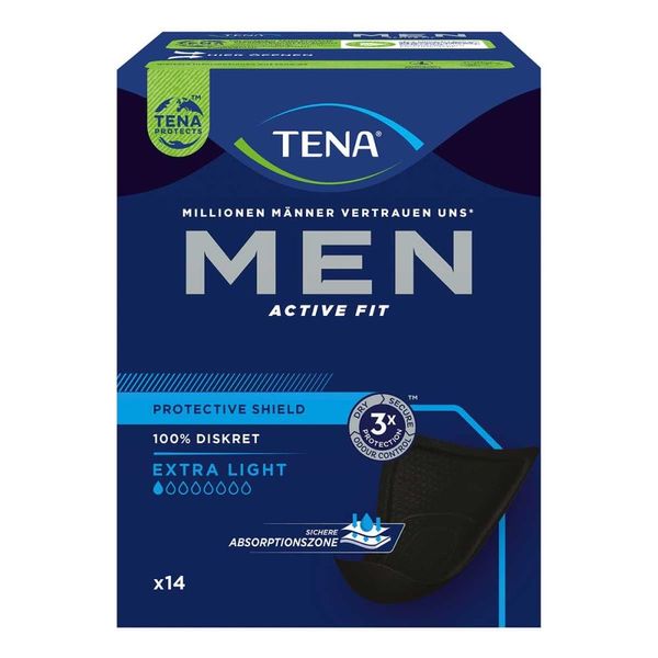 Tena Men Active Fit Level 0 Incontinence Pads Pack of 14