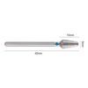 NMKL38 5Pcs Cuticle Cleaner Diamond Nail Drill File Bit for Electric Drill Machine Manicure Pedicure (Medium)