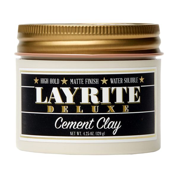 Layrite Cement Clay (High Hold, Matte Finish, Water Soluble) 120g/4.25oz並行輸入品
