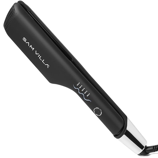 Sam Villa Pro Results Double-Barrel Hair Waver Iron with Variable Temperature Settings 1 Count (Pack of 1)