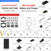 FREENOVE Hexapod Robot Kit with Remote (Compatible with Arduino IDE), App Remote Control, Walking Crawling Twisting Servo STEM Project