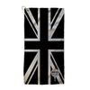 L&S Prints Union Jack Flag - Black and White - Golf Towel