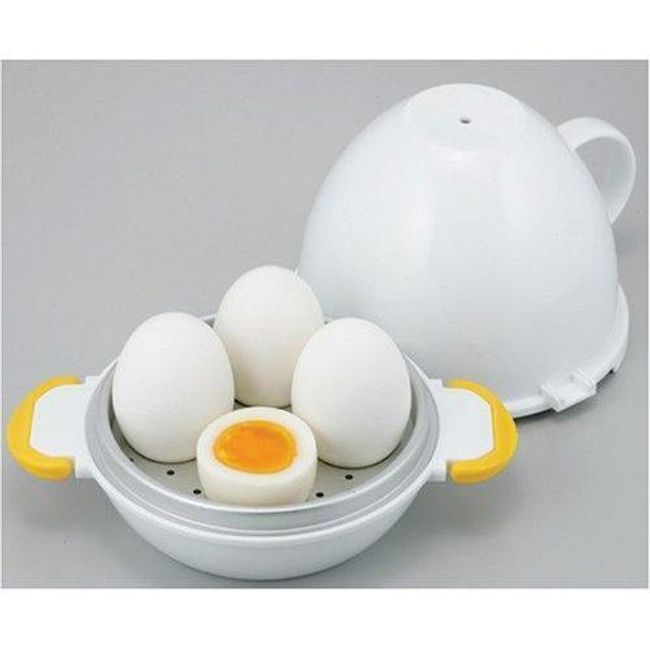 Akebono Microwave Egg Cooker 4 Eggs Capacity RE-279
