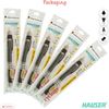 HAUSER Cyclone 5 x 0.7mm BLACK Retractable Soft Smooth Ballpoint Pens Easy Grip