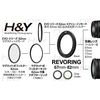 H&Y Step Up Ring REVORING 67-82mm Black Leveling Filter Diameter Conversion Adapter for 82mm Filter Variable RS82