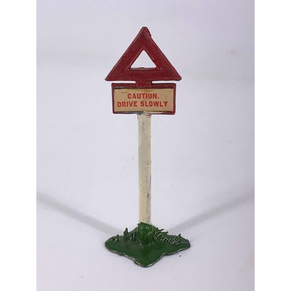 Toy Train Caution Sign Lead Made in England