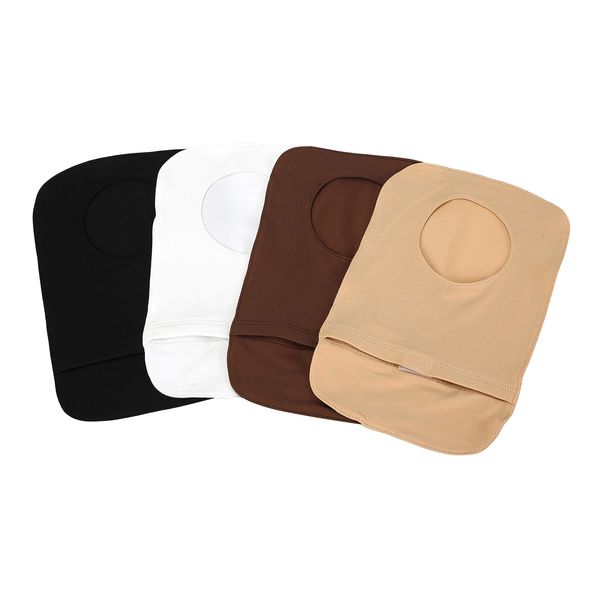 Colostomy Bag Covers with Round Opening, 4Pcs Stretchy Lightweight Ostomy Pouch of Multi-Colour Set