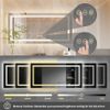 41" Bathroom Lighted LED Mirror Vanity Makeup Anti-fog Touch Switch Wall Mounted