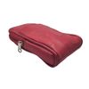 AKSHIDE Genuine Soft Leather Spectacles Case/Glasses Case/Glasses Pouch-Gc3 (D. Red)