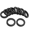 sourcing map Wire Protective Black Rubber 40mm Inner Dia Double Sided Grommet