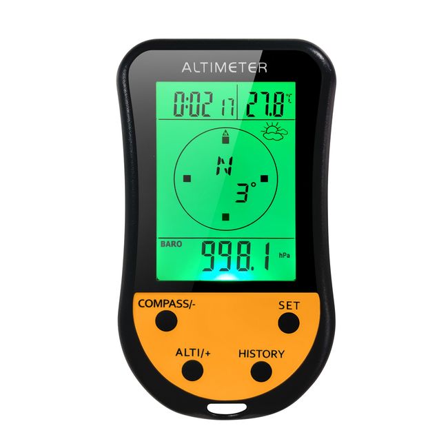 4 In 1 Digital Mini Compass Altimeter Thermometer Barometer For