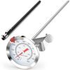 Candy Thermometer Cooking Thermometer with Instant Read Dial Meat Thermometer fo