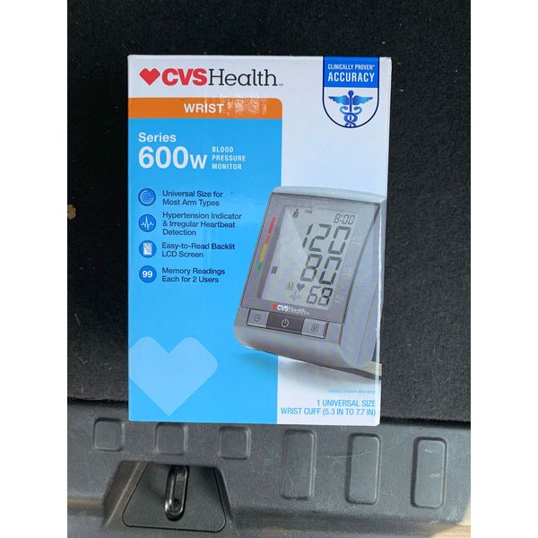 CVS Health WRIST Series 600W Wrist  Blood Pressure Monitor