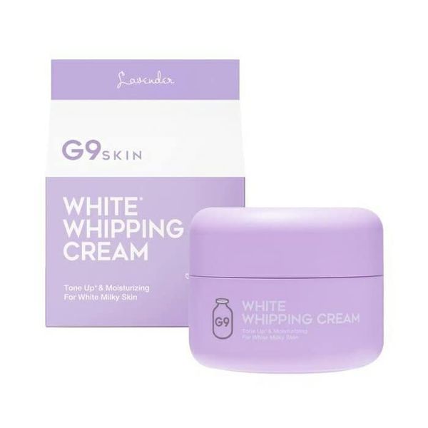 GR G9 Skin White Whipping Cream Lavender (50g) Makeup Base Face Cream