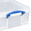 Really Useful Box 17L Storage Container with Lid and Clip Lock Handles, (4 Pack)