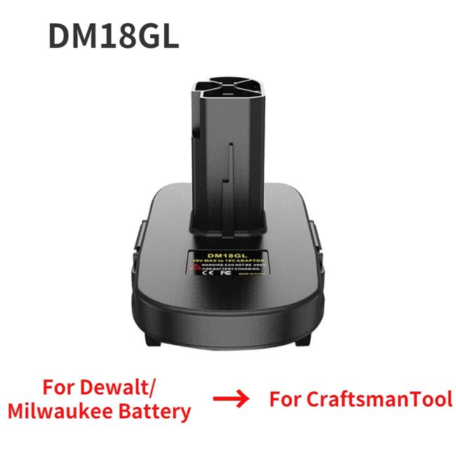 Urun DM18M battery adapter for Dewalt 20V Milwaukee 18V battery M18  converted to Makita Lithium tool