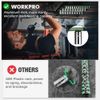 WORKPRO Magnetic Socket Organizer, 1/4-Inch Drive Aluminum Alloy Socket Rail NEW