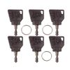 6pc Pack Ignition Switch Starter Keys Replacement for JCB 3CX Digger Plant Excavator Loadall