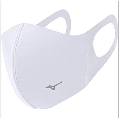Mizuno (C2JY062101) Breath Thermo Mouse Cover [Unisex] (White/L) [Heat Generating Material]