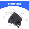 2 PCS Motorcycle Right Brake Light Switch, Right Front Hydraulic Brake Master Cy