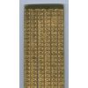 Scrap Diecut German Dresden Antique Gold Foil Paper Beaded Braid Border