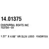Chaparral Boat Raised Emblem Decal Sticker | Vortex VR