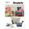 Simplicity SS9310OS Craft PATTERNS Sewing Pattern, Paper, White, OS (One Size)